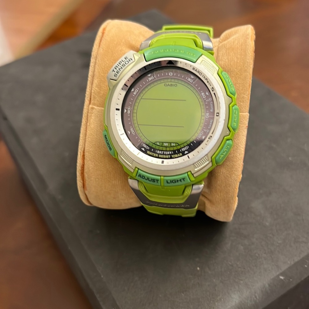 Casio pathfinder triple sensor “Go Green”